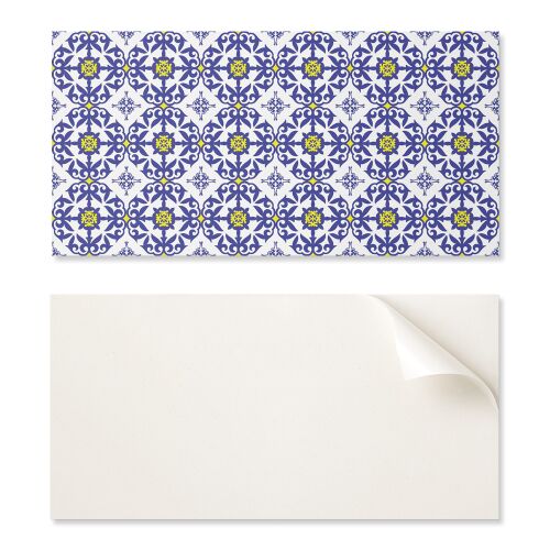 Virágmintás vinil konyhai csempe csomag 6x60x30 cm 161300249 - Csempematrica