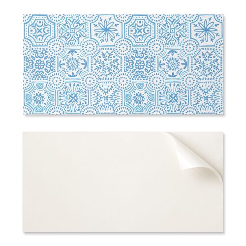 Öntapadós vinyl csempe csomag nyomtatott kerámia kockás mintákkal 10x40x20 cm 161332527 - Csempematrica