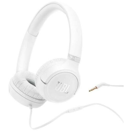 JBL T530WHT Vezetékes Fejhallgató, Fehér, 3.5mm Jack - Fejhallgató