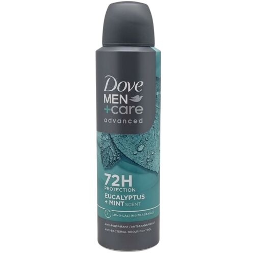 Dove Men+Care Advanced Eucalyptus + Menta illatú dezodor, 72 órás védelem 