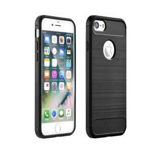 Husă neagră Forcell CARBON pentru telefon iPhone 5 / 5S / SE cu textură din fibră de carbon - Forcell Huse telefon