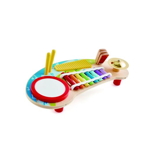 Hape Mighty Mini Band, fa zenélő hangszer játék gyerekeknek - Zenélő játék