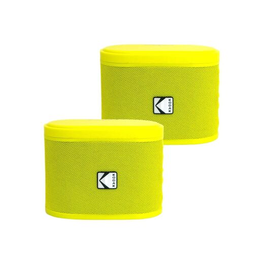 Két Kodak BRIXYL2 Soundbrix Mini sárga Bluetooth hangszóró - Bluetooth hangszóró