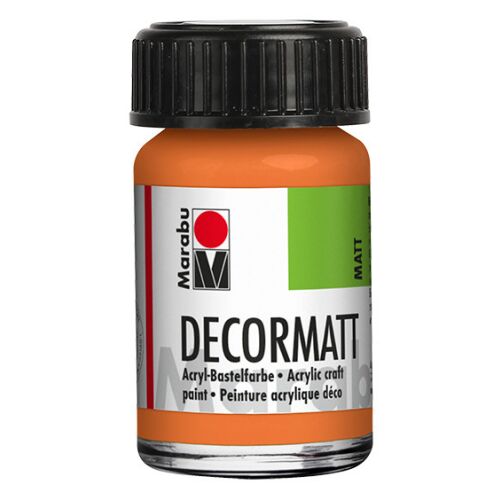 Marabu Decormatt akrilfesték - narancs 013, 15 ml
