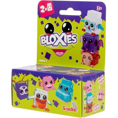 Bloxies 2 darabos figura szett, egymásra rakható játékfigurák a Simbatól - Figura