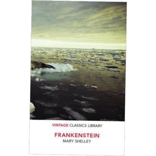 Frankenstein, Mary Shelley könyve, Vintage Classics Library kiadás, gótikus horror regény - Könyv