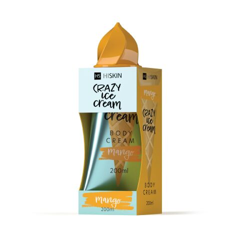 HISKIN Crazy Ice Cream Mangó Testápoló 200ml - Testápoló krém