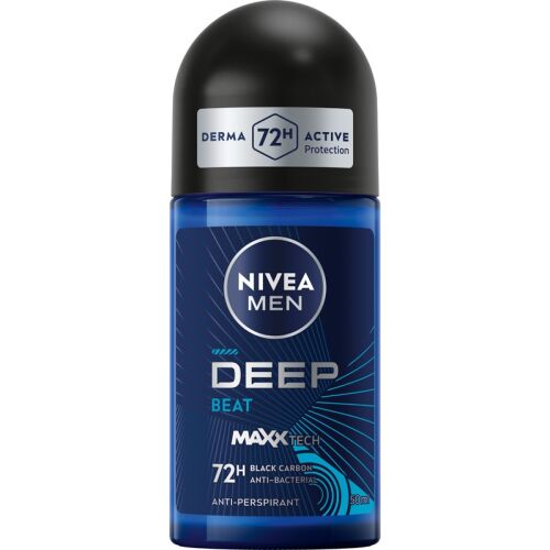 NIVEA Men Deep Beat golyós dezodor 50ml, 72 órás izzadásgátló - Dezodor