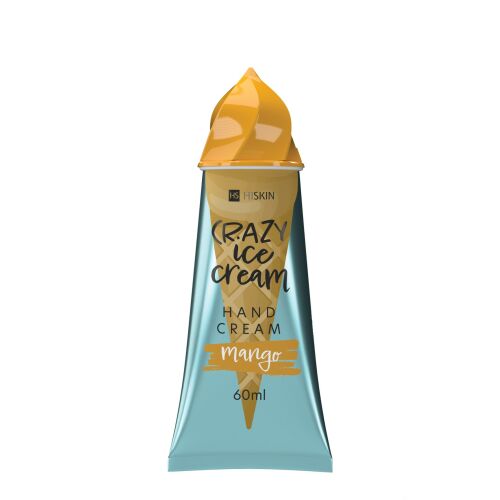 HISKIN Crazy Ice Cream mangó kézkrém, 60ml - Kézápolás és lábápolás