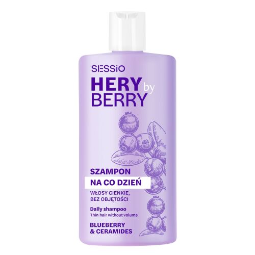 CHANTAL Sessio Hery by Berry napi sampon vékonyszálú hajra, áfonya és ceramid - Sampon