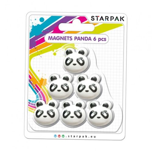 Panda mágnesek, 6 db. 398962