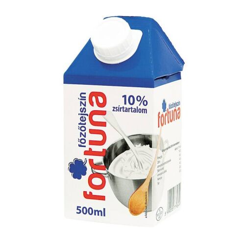 Fortuna 10% Főzőtejszín 500ml - Tejszín és főzőkrém