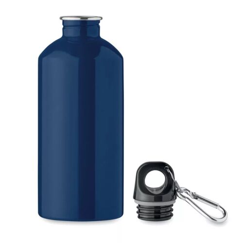 Újrah.rozsdam.acél 500ml kék rozsdamentes acél kulacs karabinerrel és kupakkal - Baba és tipegő