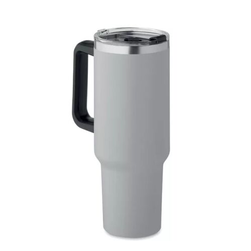 Duplafalú pohár 1200ml fogantyúval, rozsdamentes acél duplafalú termoszpohár - Otthon és kert