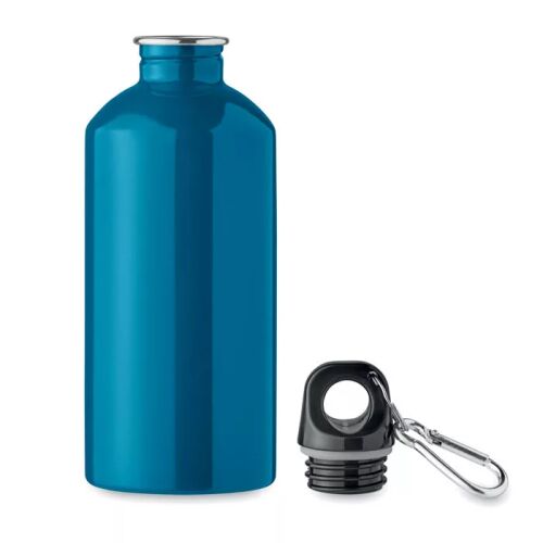 Újrahasználható rozsdamentes acél kulacs 500ml karabinerrel - Etetés