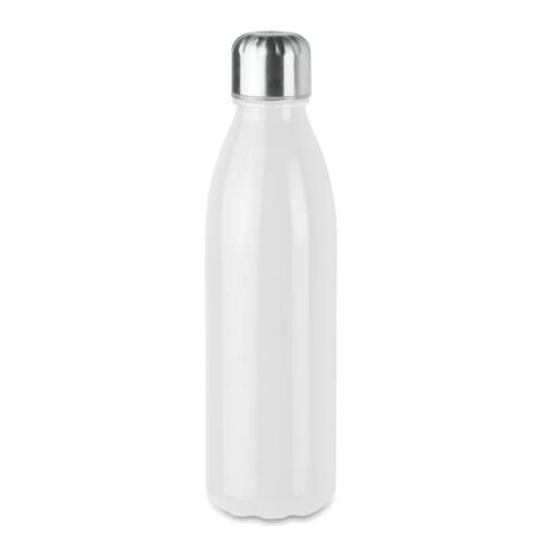 Üveg palack 650 ml rozsdamentes acél kupakkal, teljes nézet - Babatáplálás