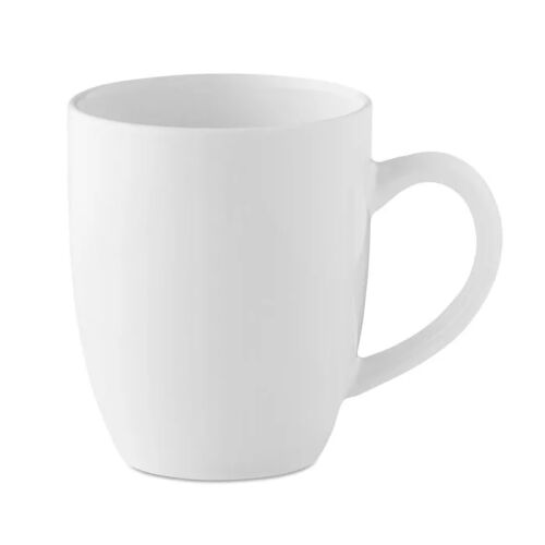 Fehér kerámia bögre, 300 ml űrtartalommal, tökéletes kávéhoz vagy teához - Otthon és kert