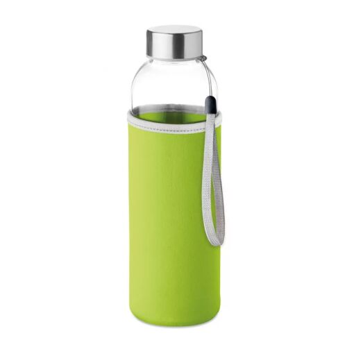 Üveg palack 500 ml zöld neoprén tokkal - Kulacs