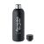 Trend Planet Duplafalú 500ml fekete rozsdamentes acél kulacs 'Discovering the Globe' logóval és kupakkal