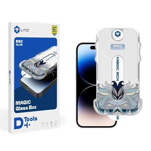 Lito Magic Glass Box D+ Tools védőüveg iPhone 15 Pro Max – átlátszó 161679506 - Telefon