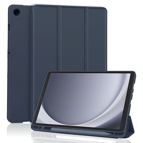 Techsuit - Flex Trifold tok Galaxy Tab A11/A9-hez, sötétkék 161680230 - Tablet tok