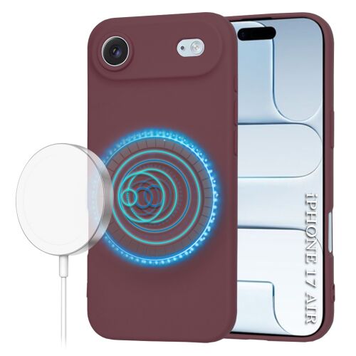 Techsuit – SoftFlex MagSafe tok iPhone 17 Airhez – bordó 161680796 - Telefontok