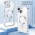 Techsuit Luxury Crystal tok MagSafe-hez iPhone 16 Plushoz – ezüst 161692292