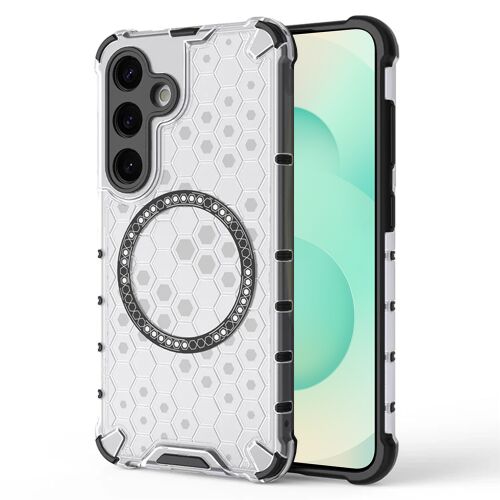 Techsuit – HoneyComb Shield MagSafe tok Samsung Galaxy S25 Plus – fehér 161693280 