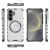 Techsuit – HoneyComb Shield MagSafe tok Samsung Galaxy S25 Plus – fehér 161693280