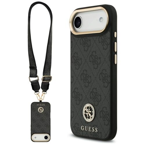 Guess MagSafe tok iPhone 17 Air, 4G Strass Logo - fekete 161693770 - Telefon