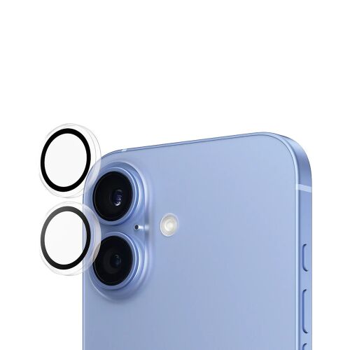 PanzerGlass Hoops kameravédő iPhone 16 / iPhone 16 Plus - átlátszó 161699424 - Kijelzővédő fólia