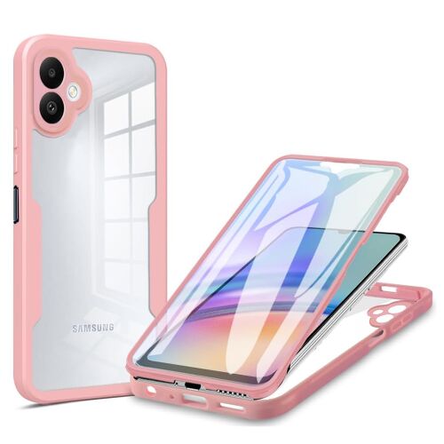 Techsuit ColorVerse 360° tok üveggel Samsung Galaxy A05-höz – rózsaszín 161718583 