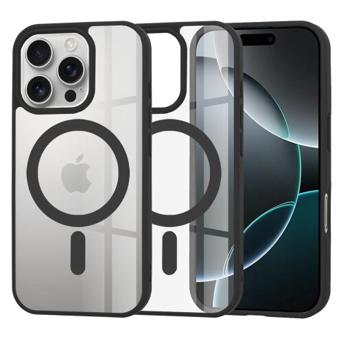 Techsuit MagSafe Pro tok iPhone 16 Pro-hoz – fekete 162057500 - Telefontok