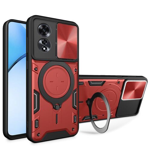 Techsuit - CamGuard Pro tok Oppo A60 4G-hez - piros 162028711 - Telefontok