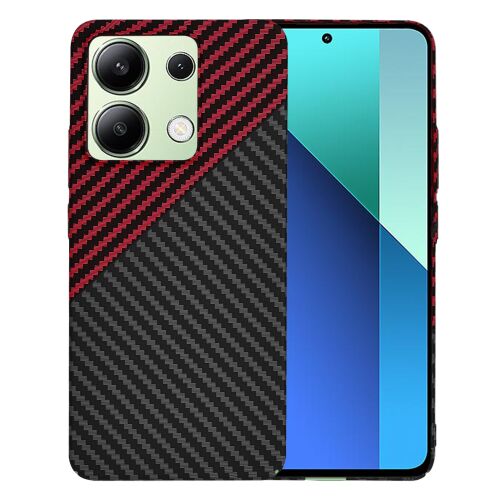 Techsuit Carbonite FiberShell tok Xiaomi Redmi Note 13 4G-hez – Vörös vortex 161720636 