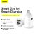 Baseus – Grain autós töltő 2× USB LED 5 V 3,1 A – fehér 172547395