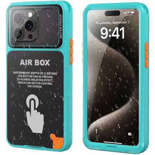 ShellBox AirBox IP68 tok iPhone 12/13/14/15/16 Pro Max 15+/16+ - kék 161728083 