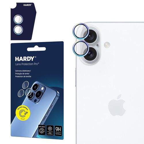 3mk Hardy Lens Protection Pro iPhone 17 kameravédelem - szivárványos 161729824 - Kijelzővédő fólia