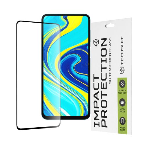 Techsuit 111D üveg Redmi Note 9S/Note 9 Pro/Note 9 Pro Max, fekete 161730230 