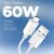 Spigen Data Cable Essential USB–USB-C gyorstöltő kábel, 60 W, 1 m – fehér 161731410