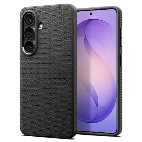 Spigen - Liquid Air tok Samsung Galaxy S26-hoz – matt fekete 161733567 