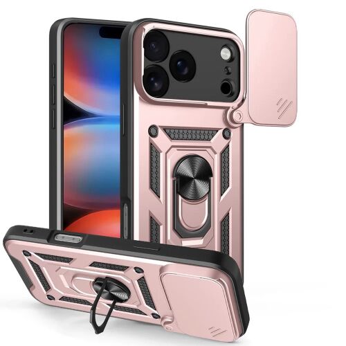 Techsuit - CamShield Series tok iPhone 17 Pro-hoz - rózsaarany 161750880 