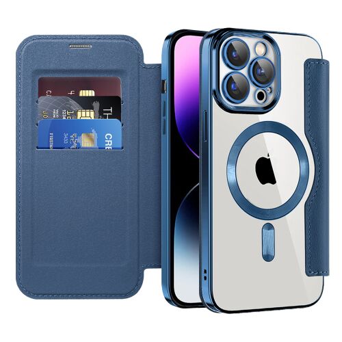 Techsuit - SmartMag Book tok iPhone 14 Pro Max - kék 161752687 - Telefontok