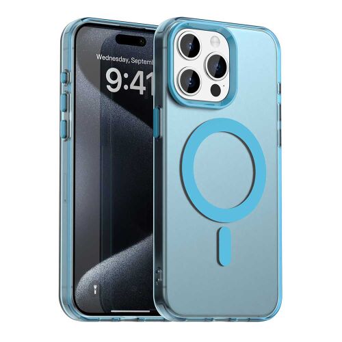 Techsuit - CandyCase MagSafe tok iPhone 15 Pro készülékhez - kék 161754077 