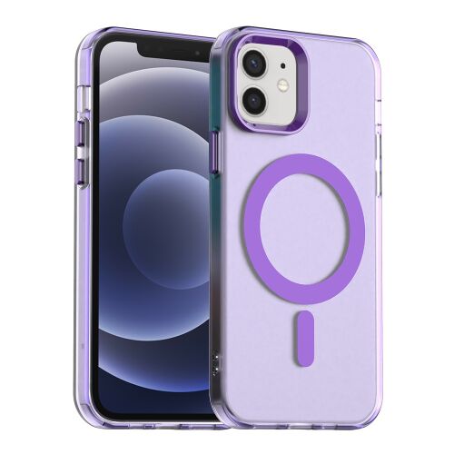 Techsuit – CandyCase MagSafe tok iPhone 12 / iPhone 12 Pro – lila 161755064 