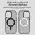 Techsuit - CandyCase MagSafe tok iPhone 12 Pro Maxhoz - fekete 161756307