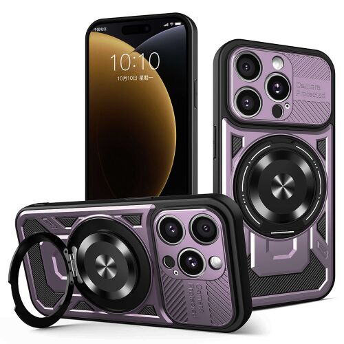 Techsuit - RuggedCam tok iPhone 15 Pro-hoz – lila 161759448 - Telefontok