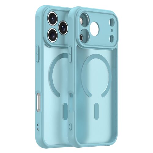 Techsuit - HaloFrost II MagSafe tok iPhone 17 Pro Max – mentazöld 161763945 - Telefon