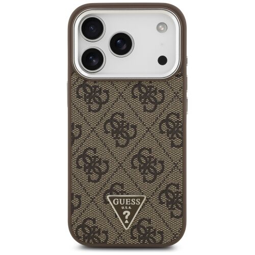 Guess – Hardcase 4G Triangle Logo MagSafe tok iPhone 17 Pro – barna 161766019 - Telefontok