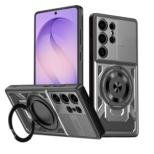 Techsuit RuggedCam tok kameravédővel Samsung Galaxy S26 Ultra – szürke 161772556 